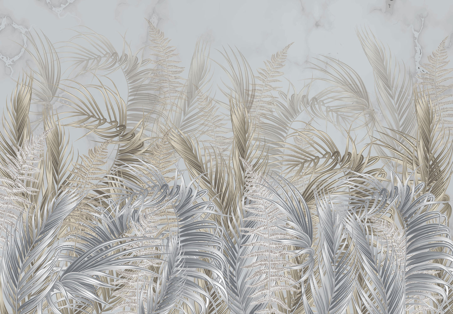 Swaying Palm Leaves Murals MA1244