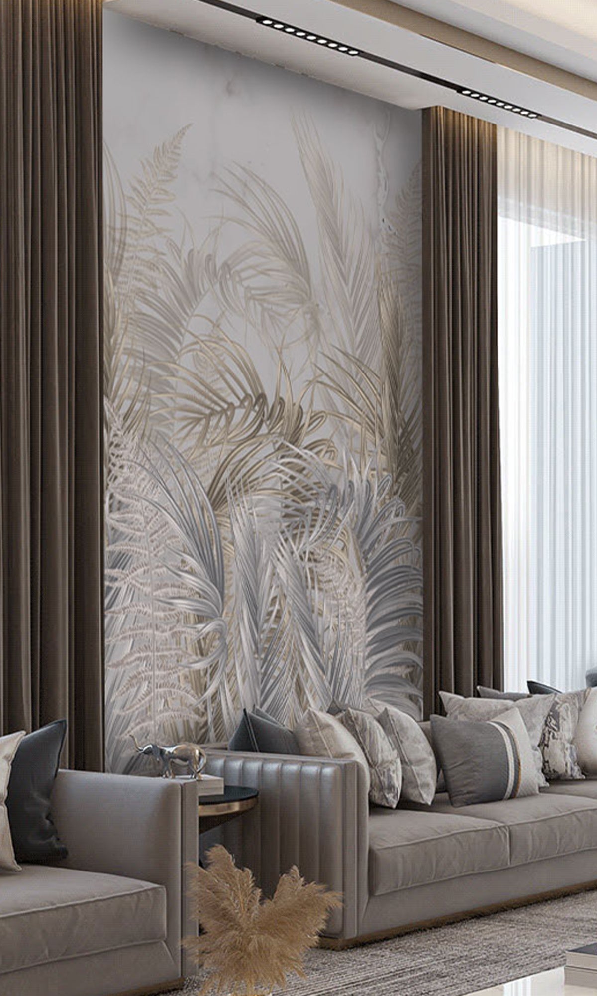 Swaying Palm Leaves Murals MA1244