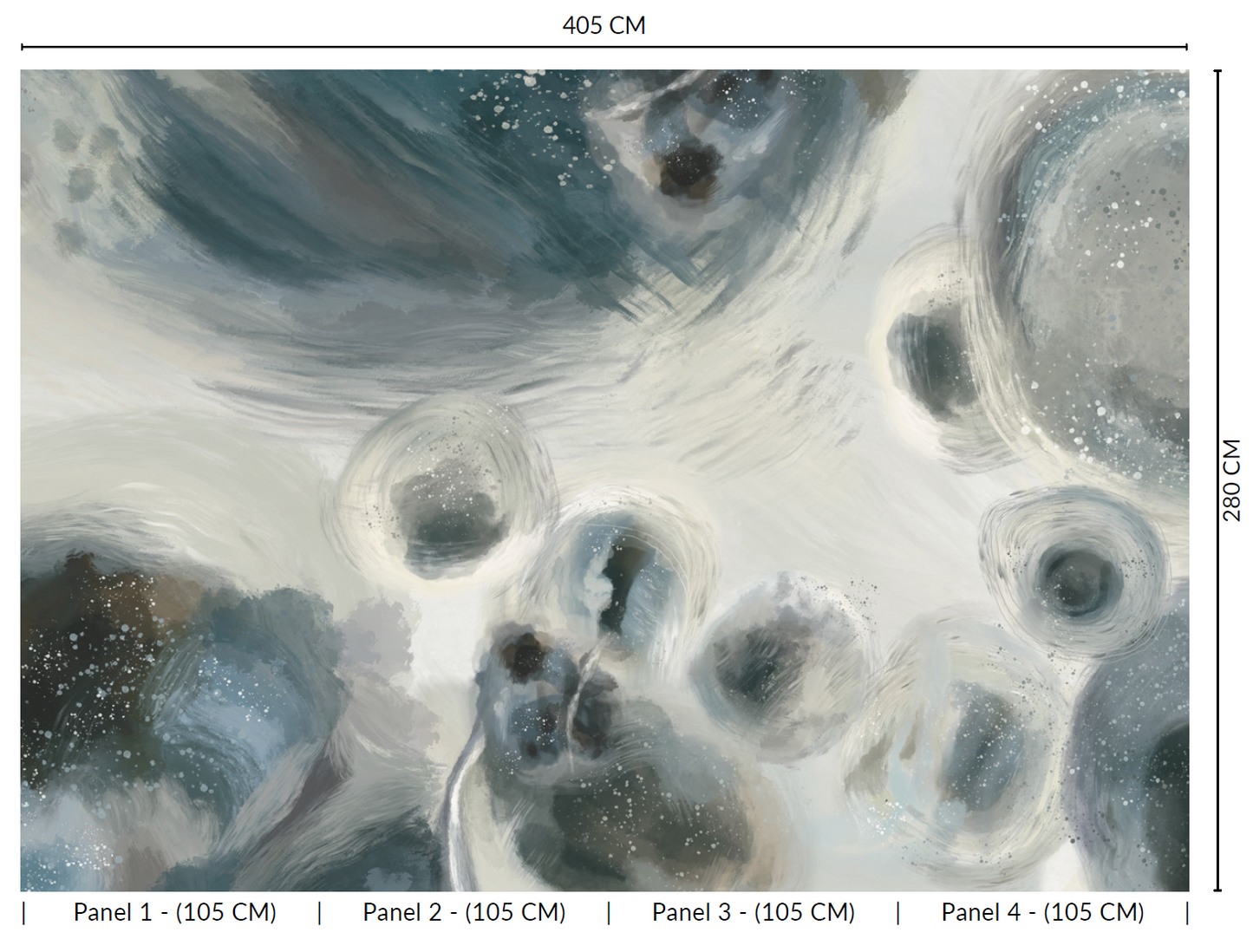 Abstract Bubbles Murals MA1319