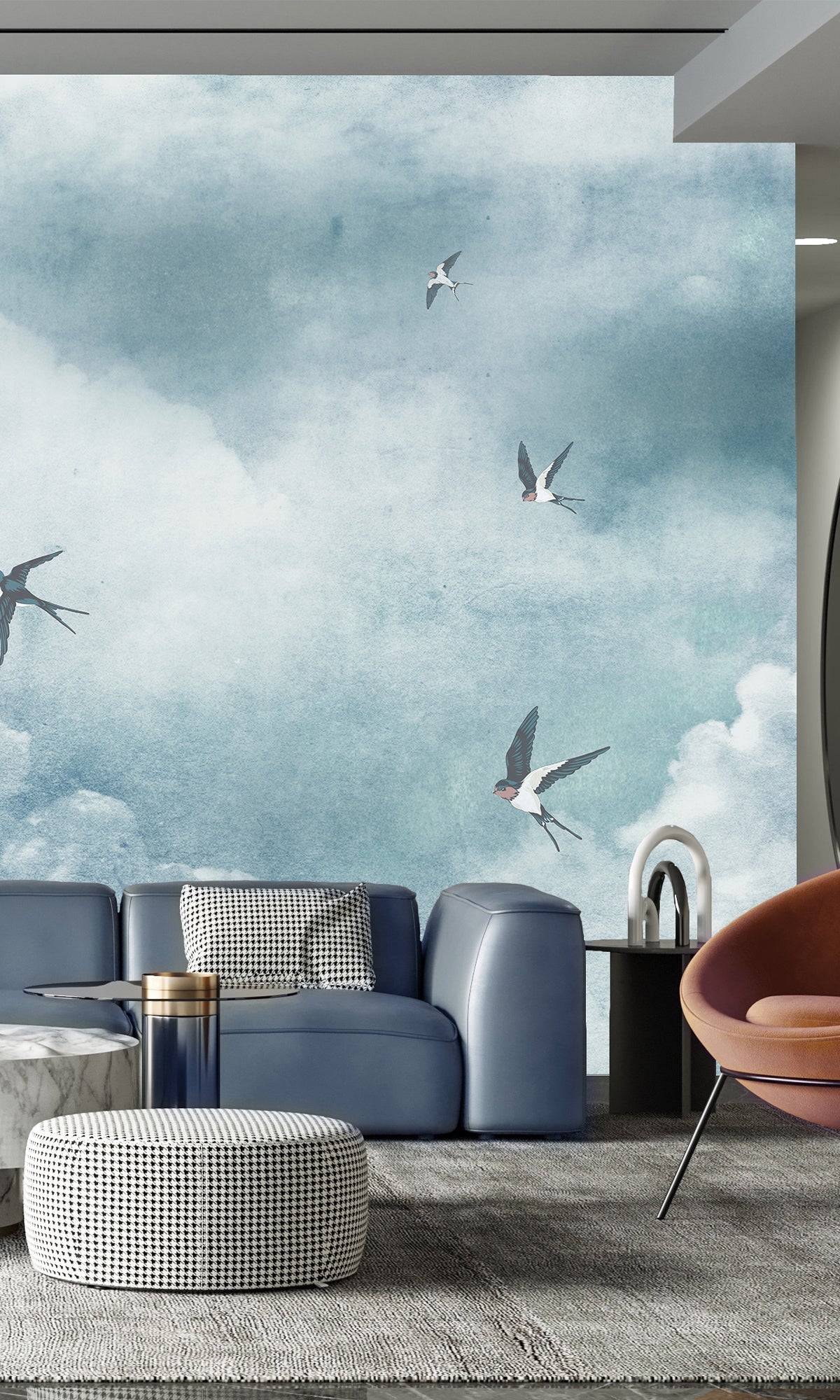 Migratory Swallows Murals MA1587