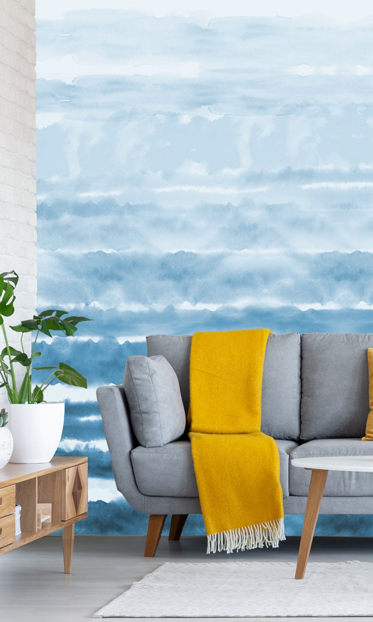 Rolling Abstract Waves Murals MA1624