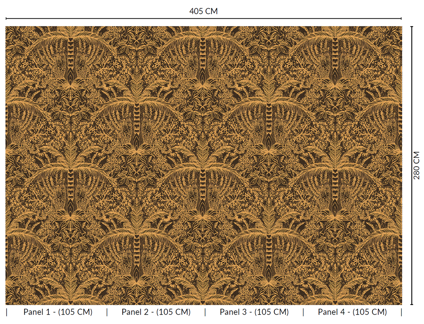 Botanical Blocks Murals MA1730