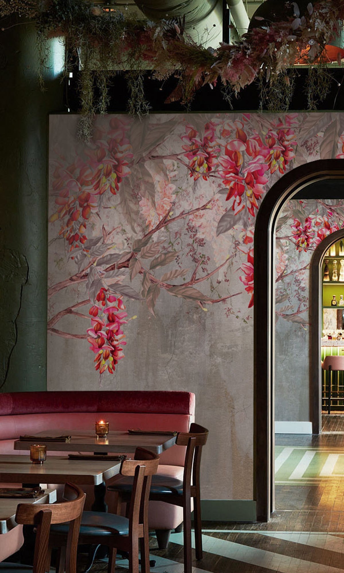 Pink Acacias in Bloom Murals MF1315