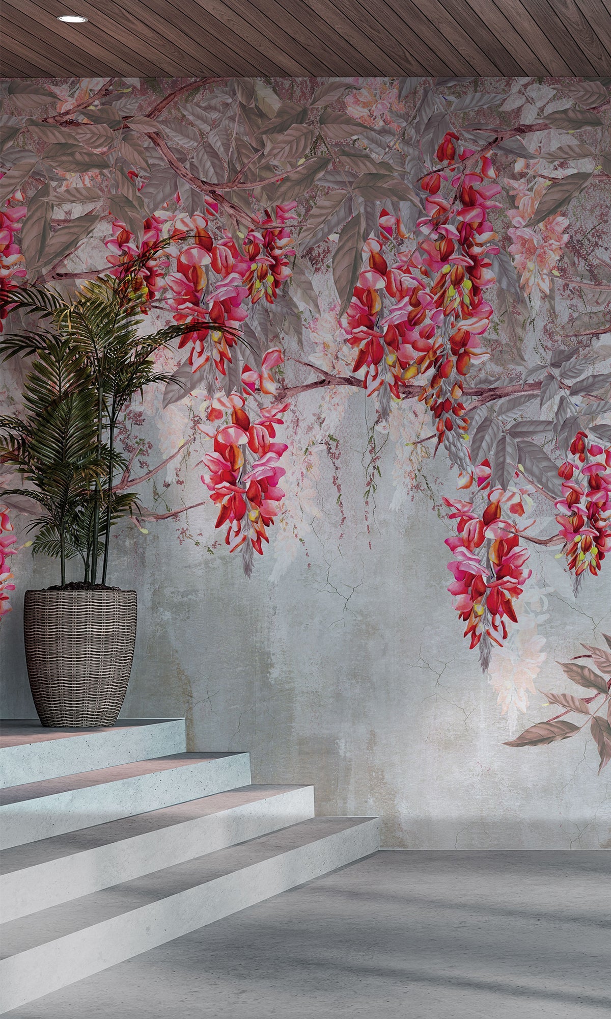 Pink Acacias in Bloom Murals MF1315