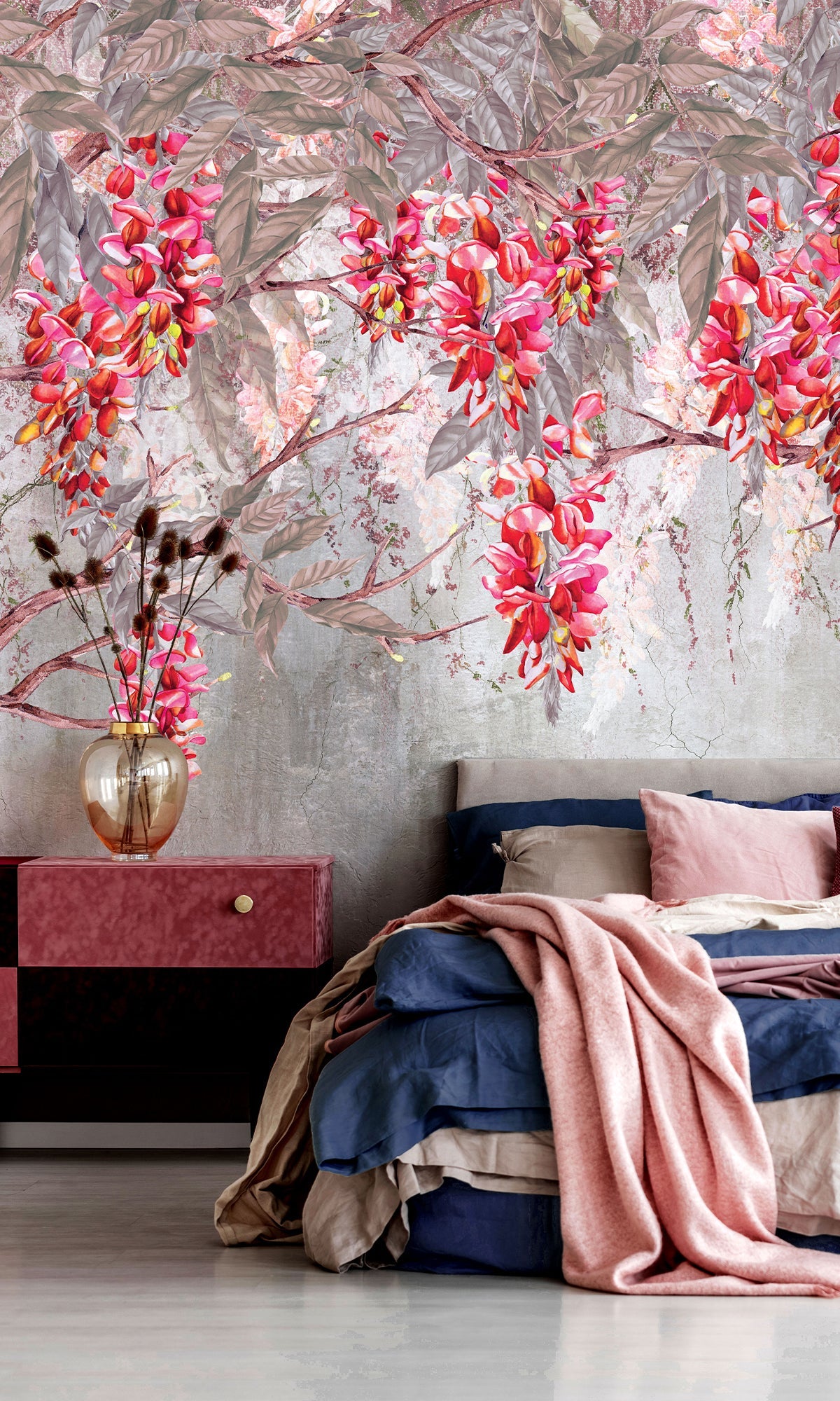 Pink Acacias in Bloom Murals MF1315