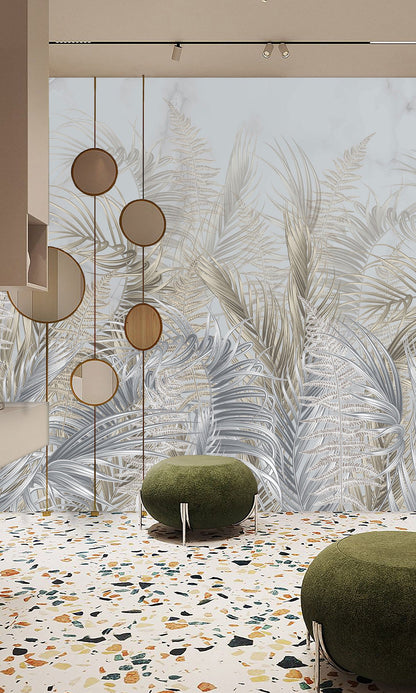 Swaying Palm Leaves Murals MA1244