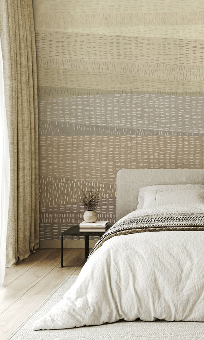 Chalkboard Stripe Collage Murals MA1557