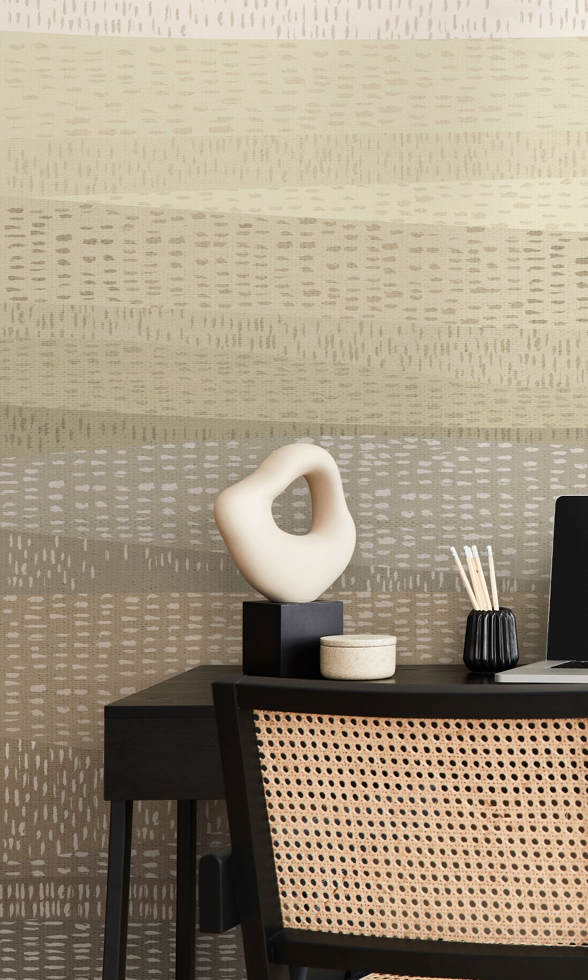 Chalkboard Stripe Collage Murals MA1557