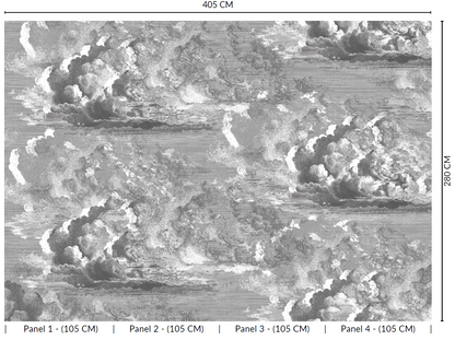 Abstract Clouds Murals MO1629