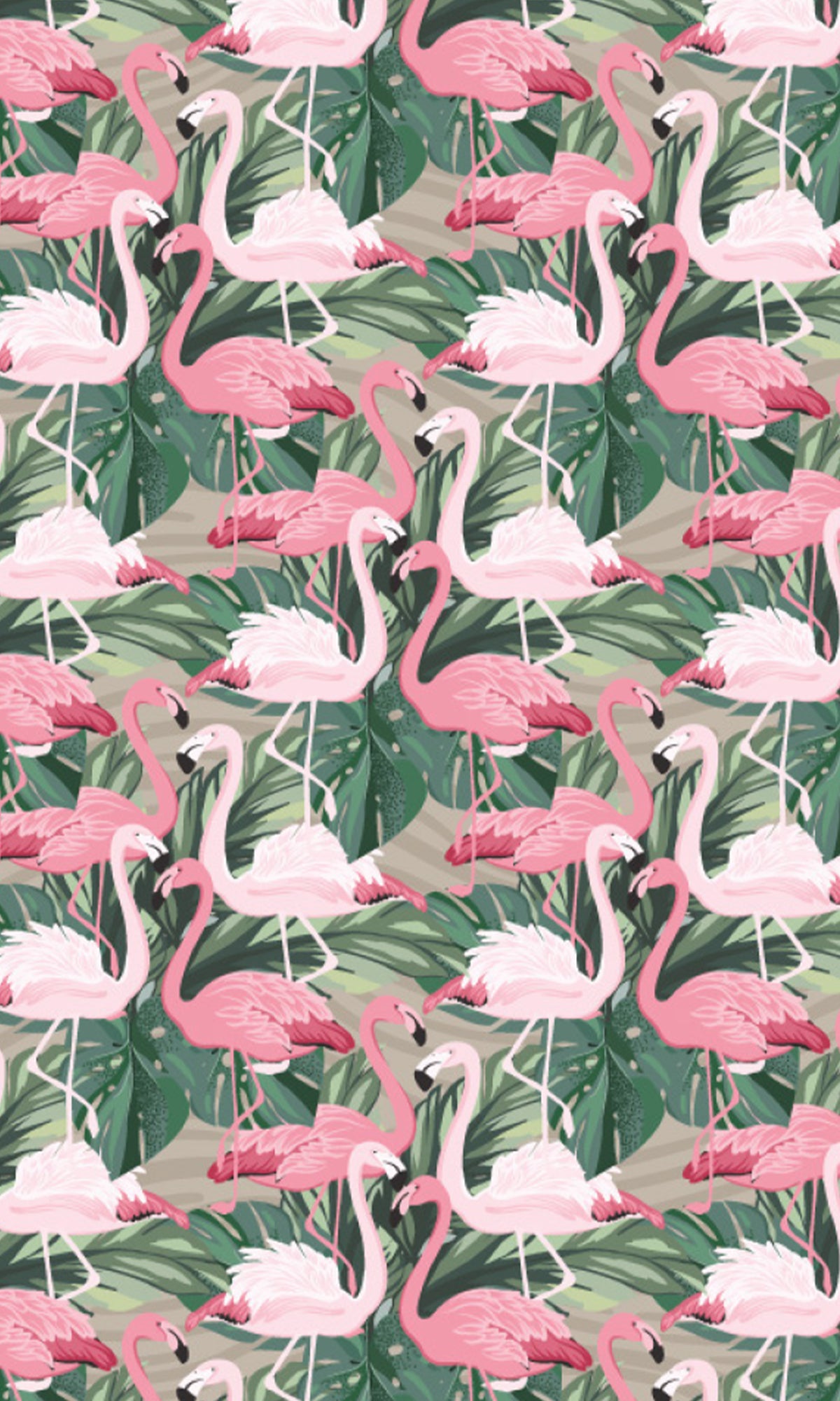 Flamingos by the Beach Murals MA597