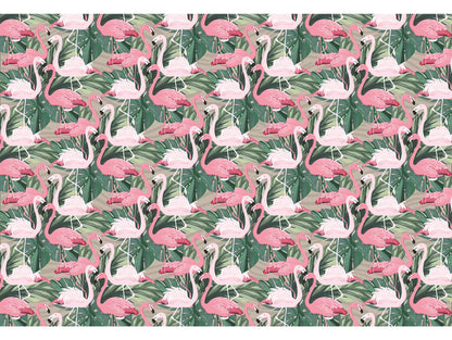 Flamingos by the Beach Murals MA597