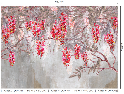 Pink Acacias in Bloom Murals MF1315