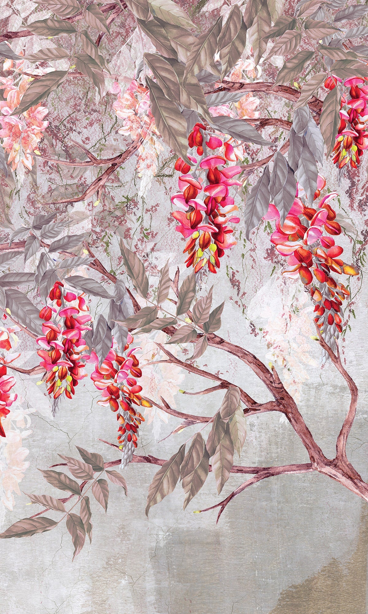 Pink Acacias in Bloom Murals MF1315