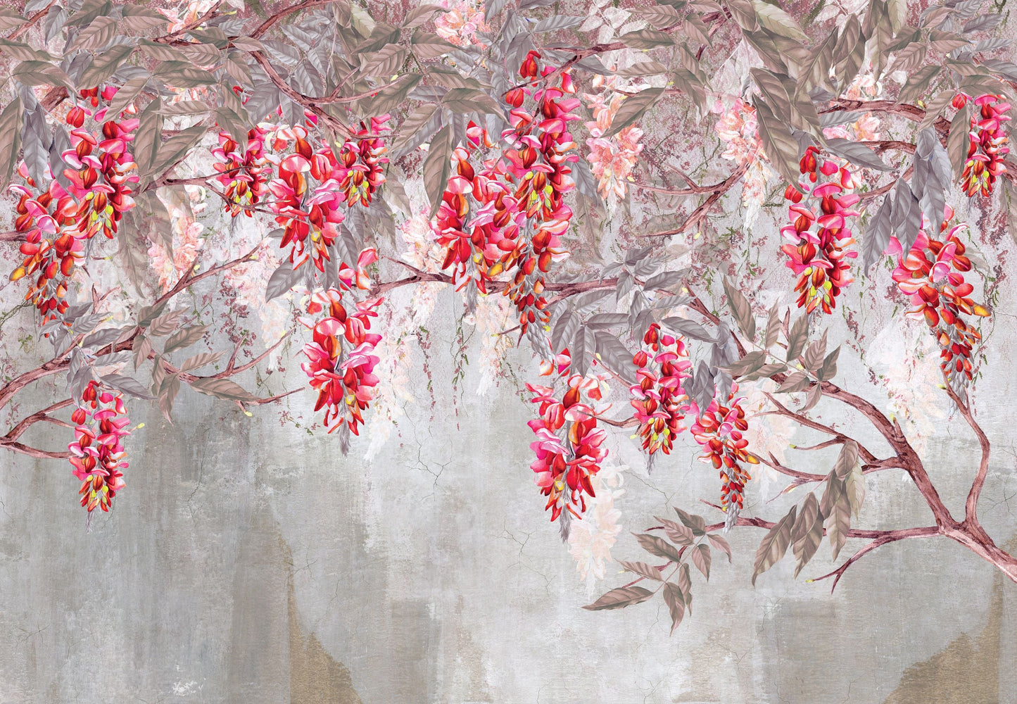 Pink Acacias in Bloom Murals MF1315