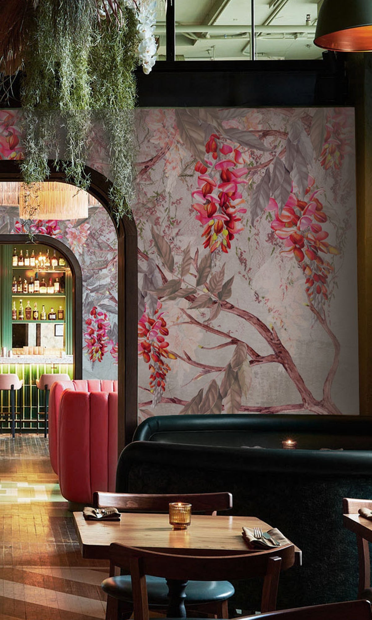 Pink Acacias in Bloom Murals MF1315