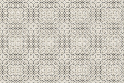 Taupe Tiled Geometric Ogee Murals MG1721