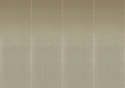 Gold Geometric Striped Murals MG1724