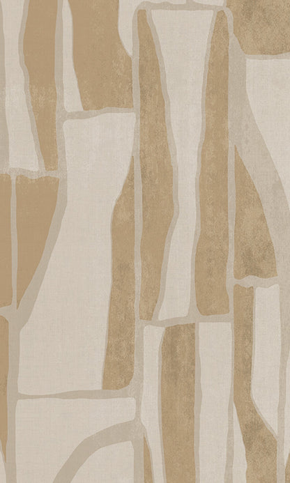 Taupe Abstract Geometric Collage Murals MG1726