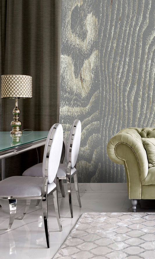 Gray Abstract Tree Bark Murals MS1153