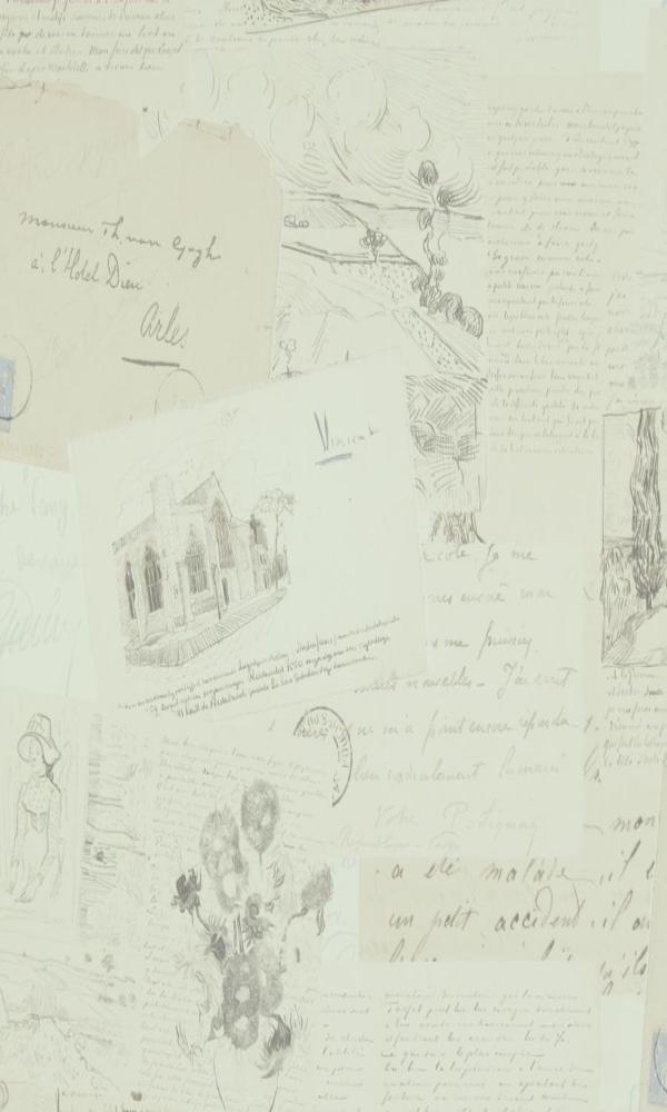 Van Gogh  Letters Wallpaper 17200