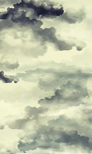 WATERCOLOR PAINTED CLOUDS WALLPAPER 2001030