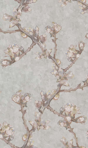 Van Gogh sprig of flowering almond wallpaper