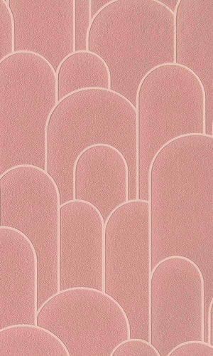 layered capsules geometric wallpaper