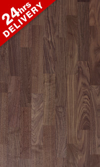 Walnut City 3 Layer 3 Strip Wooden Floor