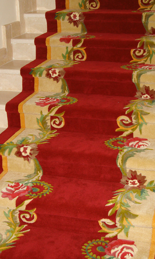 Hand Tufted Stairs Carpet 0011